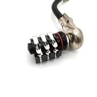 Iron Head Effect Device 6.3mm phone jack Socket diy 3PDT Foot Switch