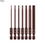 【5.28】 65mm H1.5-H6 Alloy Steel  Hex Head Screwdriver Bits Screw Driver Tools
