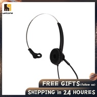Welcomehome Telephone Headset Phone H360‑RJ9 with HD Microphone for Customer Service