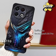 HP Case - Softcase Tecno Spark 30 Pro Gaming Motif - Case Spark 30 New Motif Case Fusion Aesthetic c