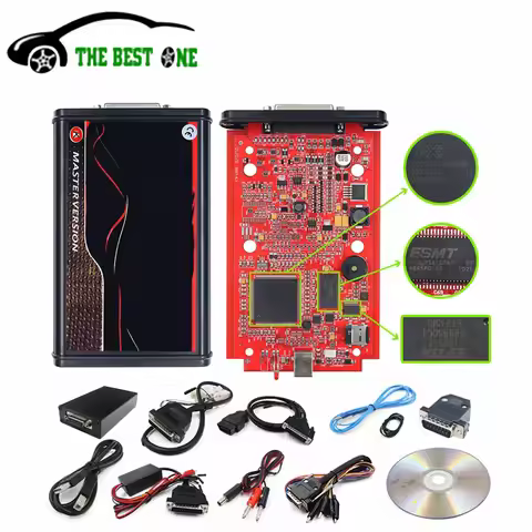 Best Quality With Murata filter EU Red Kess V5.017 2.80 OBD2 ECU Chip Tuning K-TAG 2.25 V7.020 4 LED