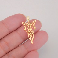 MYSHAPE Arwen Evenstar Pendant for Jewelry Sacred Geometric DIY Charms Blessings Symbol Stainless St