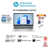 HP 14-EM0046AU LAPTOP ( R3-7320U, 8GB RAM, 512GB SSD, ATI, 14" FHD, GOLD-W11, H&S)