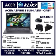 Laptop Acer Aspire 5 slim Intel Core i5 Gen 11 1135G7 Ram 8GB Ssd 1 TB Grey