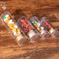[BF] Sample Tablet Packaging Bottle Container Pill Packer Acrylic Jars Capsule Bottles With Lid For 