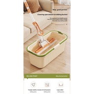 Mop Bucket Bucket Rectangular Plastic Mop Bucket Large Capacity Mop Bucket Portable Squeeze Bucket