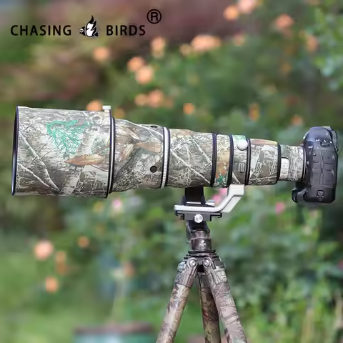 CHASING BIRDS Version IV Lens Camouflage Coat for CANON EF 600mm F4 L IS II USM Waterproof and Rainp