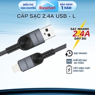 2.4A Basefast charging cable for Phones, super durable umbrella-covered charging cable