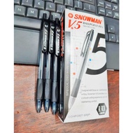 Pen BallPen/ Snowman V5 0.7mm Pen/ (1 PACK)