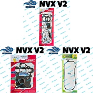 Yamaha NVX 155 NVX155 V2 Gasket Engine Complete Set Top Set Belting Clutch Gasket Block Head Gasket 