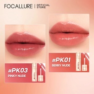 KUESICR ⚡24H SHIPPING⚡ Focallure 2pcs Transferproof Shine Plump Lip Tint Transferproof Lipstick Set