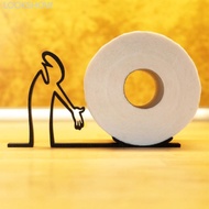 LOOKSHOW Minimalist 3D Printing Roll Paper Holder Funny Stick Man Toilet Tissue Holder Practical Bat