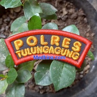 Custom Embossed Polres Badge Patches