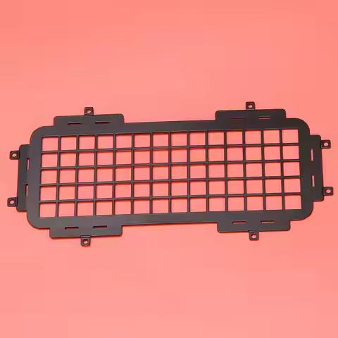 MP-For MN D90 D99S MN99S 1/12 RC Car Upgrade Parts Rear Side Metal Stereoscopic Window Mesh Protecti