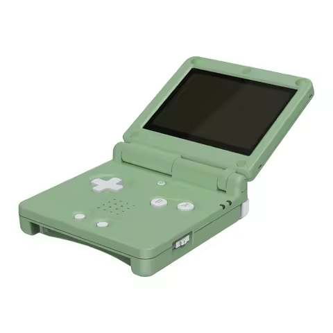 eXtremeRate Replacement Housing Shell for Gameboy Advance SP (GBA SP) - Matcha Green