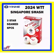 YINHE H40+ 2024 SMASH WTT BALL 3 STAR TABLE TENNIS BALLS PING PONG BOLA