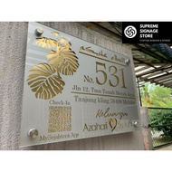 No Rumah Eksklusif/No Rumah/No Rumah Hipster/No Rumah Budget/House Number/House Plate Number