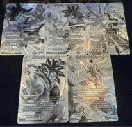 龍珠 Dragonball super card game  Championship Silver Card Pack 銀卡全5款  銀卡金屬坑紋閃