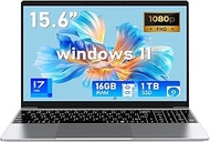 Laptop Computer, Gaming Laptops 2026, 15.6 Inch Lap Top PC Windows 11 Pro, 16GB RAM 1TB SSD, Core i7