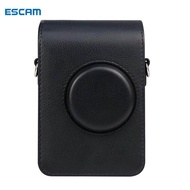 ESCAM Instax Mini Evo Bag Case Cover CAIUL Instax Camera Bag For Fuji Mini EVO Instax Camera Storage Bag Case Clear Cover Shoulder Camera Bag Screen Lens Protector Film