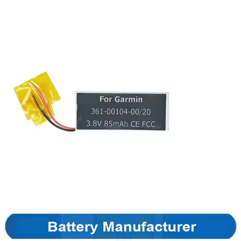3.8V 85mAh 361-00104-00 361-00104-20 Battery For Garmin Swim2 Swim3 Swim 2 3 Forerunner 45 45s Game 