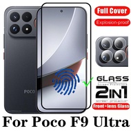 For Poco F9 Ultra 2 in 1 HD Tempered Glass Screen Protector For Redmi Note 17 Poco F9 Pro Max Ultra 