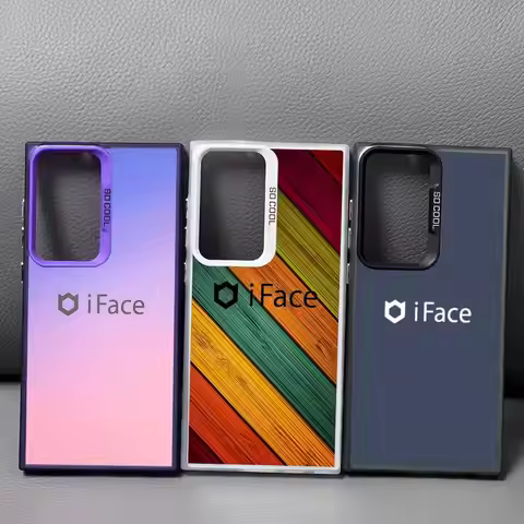 Fashion Designed i-IFacES Phone Case For Black lMDColor Silver Shell For Samsung S25 24 23 22 21 20