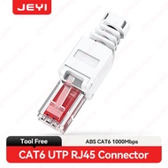 JEYI | JEYI CAT7 6A RJ45 Connector 8P8C STP Shielded Field Termination Plug Ethernet Plug 23-26AWG N