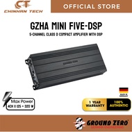 Ground Zero GZHA MINI FIVE-DSP   5-channel class D compact amplifier with DSP
