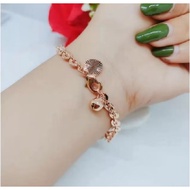 18k gold plated xuping anklet and wristband