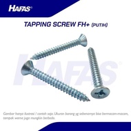 Tapping Screw fh 8 x 5/ 8" (white) | Screws - 1 BOX (2000 pcs)