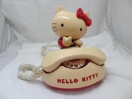 (h) 早期日本古董 1976 Hello Kitty 轉盤式 撥盤式 凱蒂貓 造型電話