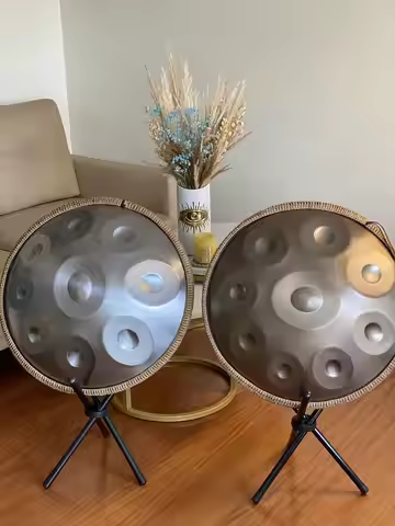 Factory Custom High Quality Handpan Drum Gold Golden Eye 432Hz 440 Hz 14 Note Drum Set Professional 