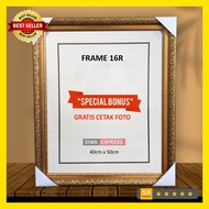PHOTO FRAME + FREE PHOTO PRINTING SIZE 16R (40x50) SINGLE FRAME