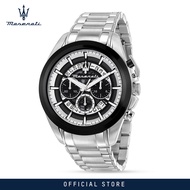 【2 Years Warranty】Maserati Traguardo 45mm Mens Chronograph Quartz นาฬิกาข้อมือแฟชั่น R8873612059