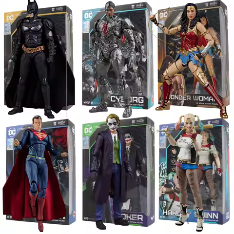 FondJoy DC Original 1/9 20CM Justice League Superman Batman Joker Harley Quinn Wonder Woman Victor S