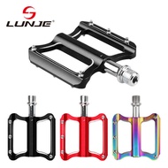 LUNJE Bicycle Pedal Mountain Bike Bearing Bearing Bicycle Road Bike Aluminum Alloy Pedal Bicycle Acc