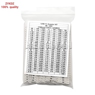 1% 0402 0603 0805 1206 SMD Chip Resistor Assorted Kit 0R - 10M ohm 170Values Resistance Samples Set
