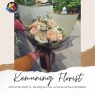 F3H (kode 18) Buket Bunga Segar Malang/ Buket Bunga Asli/ Buket bunga