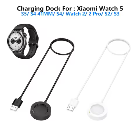 Charging Dock For Xiaomi Watch 5 S4 S5 S3 S2 S4(41mm) Smart Watch Data Cord Charger For Xiaomi Watch