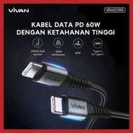 Vivan Quick Charger C to C 1m data cable charging cable/