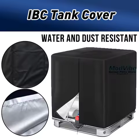 300L 600L 800L 1000L Water Tank Cover IBC Container Tote Cover Waterproof Dustproof Container Foil A