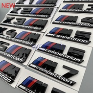 {ytuyi} Modified BMW thunder M logo M1 M2 M3 M4 M5 M6 competition rear logo 3 Series 5 series X3 X4