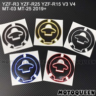 Suitable for MT2503 Yamaha YZF-R25/R3/R15 Motorcycle V1V2V3V4 Decoration Fuel Tank Cap Sticker Flowe