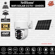 (🔥READYSTOCK🔥) WIFI SOLAR CCTV - DH005 (SRIHOME)