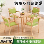 Dining Table Chair Nursing Home Chair Solid Wood Nursing Furniture Suitable for Nursing Aging Instit