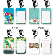 Cartoon Miyazaki Hayao Goldfish Ponyo Mrt Card Holder Cute Student Card Holder Kids Lanyard Card Holder Protective Card Cover For Couple