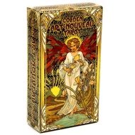 Golden Art Nouveau Tarot  78 Card Deck  Game