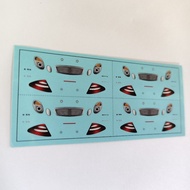 Water Decal 1/64 Decals Benz w211 E55 AMG Bean Eye Light