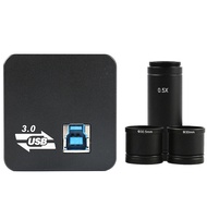 USB3.0 C-mount Lab Biological Microscope Electronic Eyepiece 5.0MP Industrial Inpection PC Video Rec